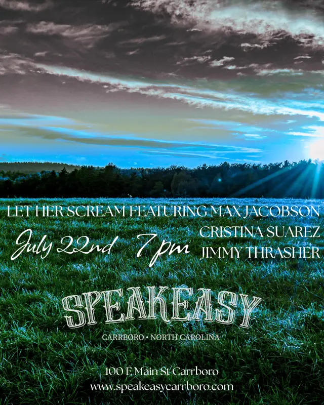 Let Her Scream Live at Speakeasy Carrboro
